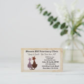 獣医ビジネスカード 名刺 (スタンド正面)