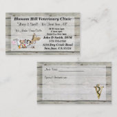 獣医ビジネスカード 名刺 (正面/裏面)