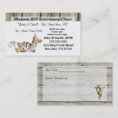 獣医ビジネスカード 名刺 (正面/裏面)