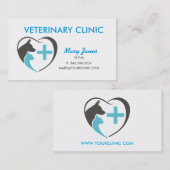 獣医ビジネスカード 名刺 (正面/裏面)