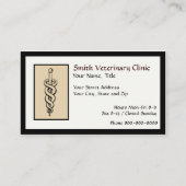 獣医ビジネスカード 名刺 (正面)