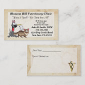 獣医ビジネスカード 名刺 (正面/裏面)