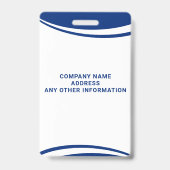 獣医ビジネス用写真IDバッジ バッジ (Back)