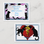 獣医ビジネス 名刺 (正面/裏面)