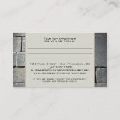 獣医フォトアポイントメント名刺 予約カード (裏面)