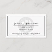 獣医プロフェッショナル |ドッグポー名刺 名刺 (正面)