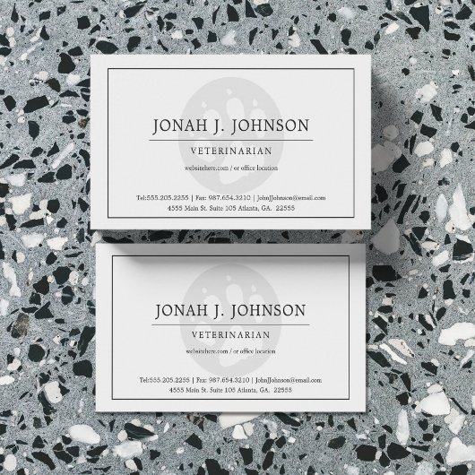 獣医プロフェッショナル |ドッグポー名刺 名刺