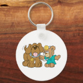 獣医ベテディベアデザイン キーホルダー (正面)