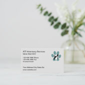 獣医ペットケアビジネスカード 名刺 (スタンド正面)