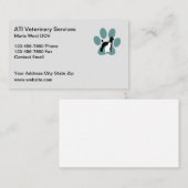 獣医ペットケアビジネスカード 名刺 (正面/裏面)