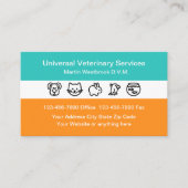 獣医ペットケア 名刺 (正面)