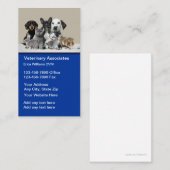 獣医ペットドクタービジネスカード 名刺 (正面/裏面)