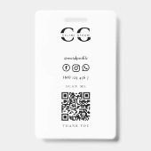 獣医ペット新郎気に |犬の専門家Qr バッジ (裏面)