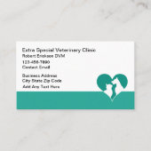 獣医ペット病院の名刺 名刺 (正面)