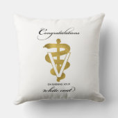 獣医ホワイトコート式おめでとうございます クッション (裏面)