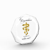 獣医ホワイトコート式おめでとうございます フォトブロック (左)