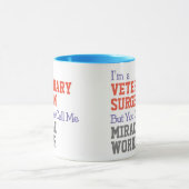 獣医ミラクルワーカーマグ マグカップ (中央)