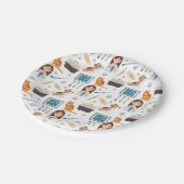 獣医メディカル獣医DVMパターン ペーパープレート (アングル)