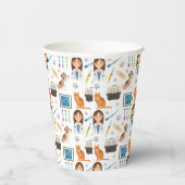 獣医メディカル獣医DVMパターン 紙コップ (右)