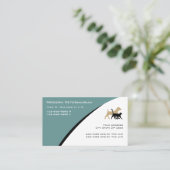 獣医モダン用名刺 名刺 (スタンド正面)