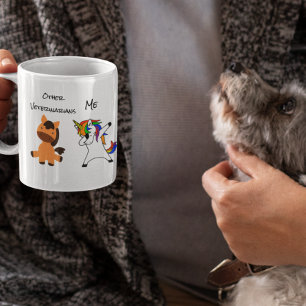 獣医ユニコーンホース面白いギフトペット獣医 コーヒーマグカップ