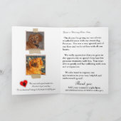 獣医レインボーブリッジのペットをありがとう。 サンキューカード (内部)