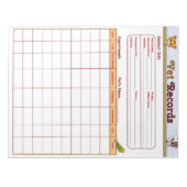 獣医レコード ノートパッド (正面)