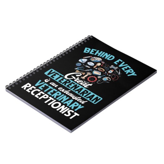 獣医レセプショニスト動物獣医の愛 ノートブック (左側)