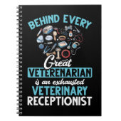 獣医レセプショニスト動物獣医の愛 ノートブック (正面)