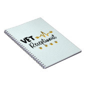 獣医レセプショニスト獣医の動物 ノートブック (右側)