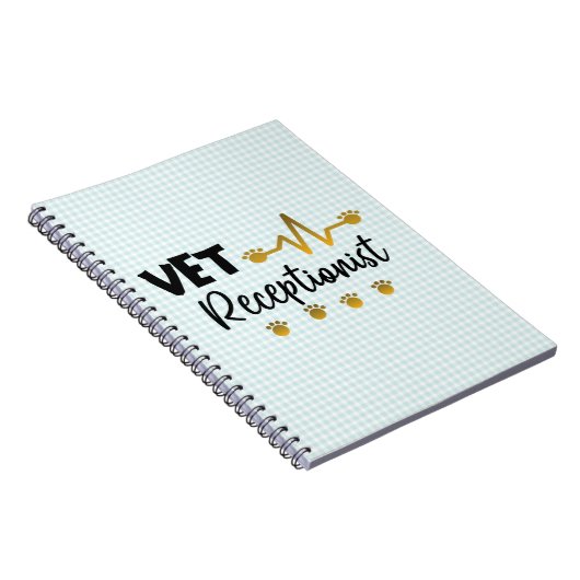 獣医レセプショニスト獣医の動物 ノートブック (右側)