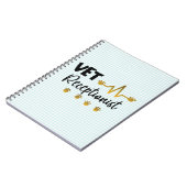 獣医レセプショニスト獣医の動物 ノートブック (左側)