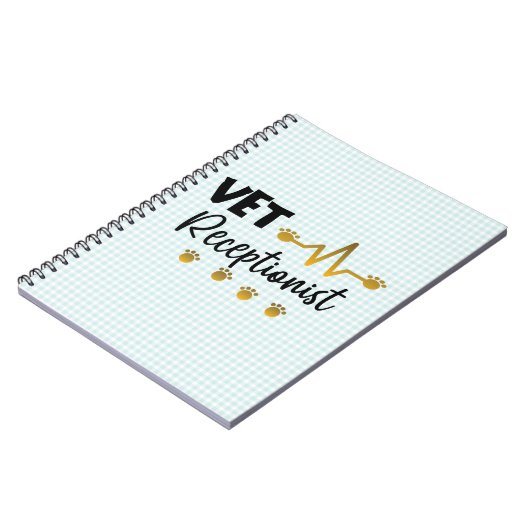 獣医レセプショニスト獣医の動物 ノートブック (左側)