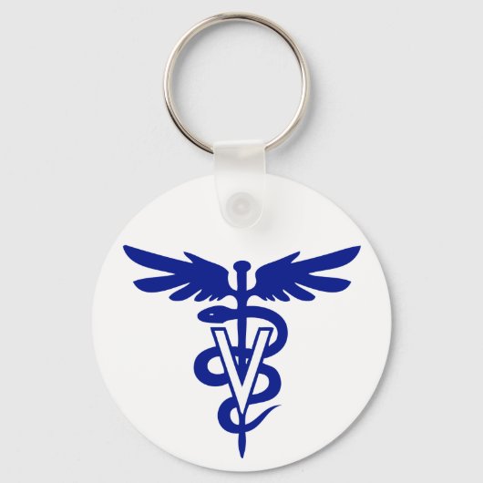 獣医ロゴ4 キーホルダー (正面)