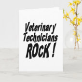 獣医ロック！グリーティングカード カード (黄色い花)