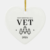 獣医初めてのクリスマスAs A Vet 2024 セラミックオーナメント (正面)