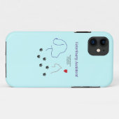 獣医助手が私のハート Case-Mate iPhoneケース (裏面(横))