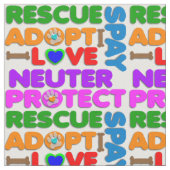 獣医動物救助 ファブリック (クローズアップ)