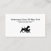 獣医動物病院の名刺 名刺 (正面)