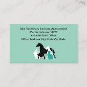 獣医動物病院アポイントメントカード 予約カード (正面)