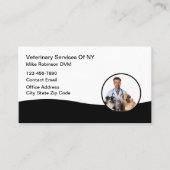 獣医動物病院アポイントメントカード 名刺 (正面)
