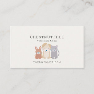 獣医動物病院 名刺