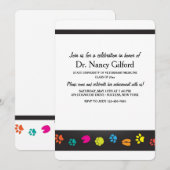 獣医卒業招待状 招待状 (正面/裏面)