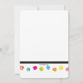 獣医卒業招待状 招待状 (裏面)