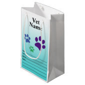 獣医又は処方箋の実行バッグ スモールペーパーバッグ (正面アングル)
