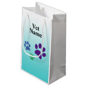 獣医又は処方箋の実行バッグ スモールペーパーバッグ (裏面アングル)