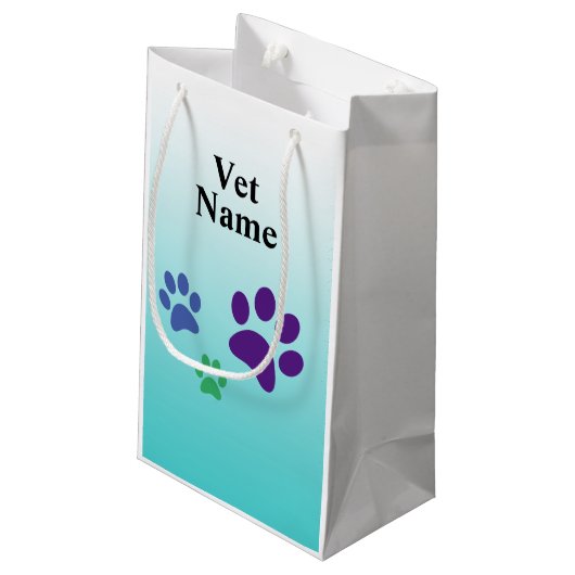 獣医又は処方箋の実行バッグ スモールペーパーバッグ (裏面アングル)