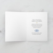 獣医及びビジネスピットブル犬の悔やみや弔慰カード カード (内部)