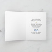 獣医及びビジネスロットワイラー犬の悔やみや弔慰カード カード (内部)