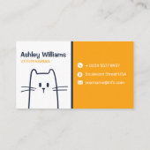 獣医名刺テンプレート動気に物  名刺 (裏面)